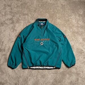 MIAMI DOLPHINS QUARTER-ZIP JACKET
